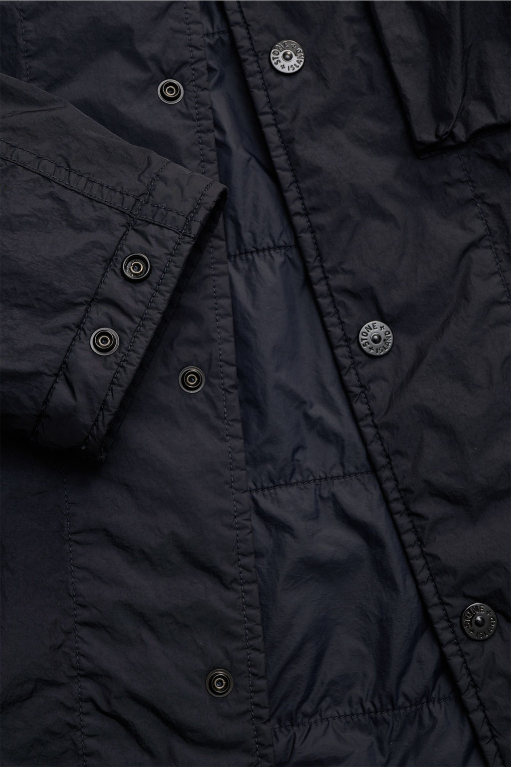 Stone Island Overshirt 'Crinkle Reps' - Navy