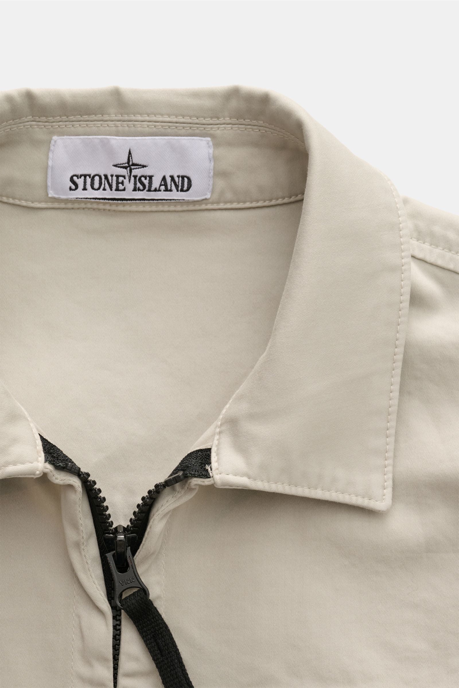 Stone Island Overshirt 'Cotton Satin' - Sand