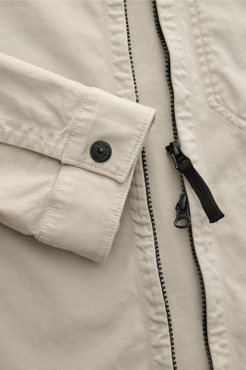 Stone Island Overshirt 'Cotton Satin' - Sand