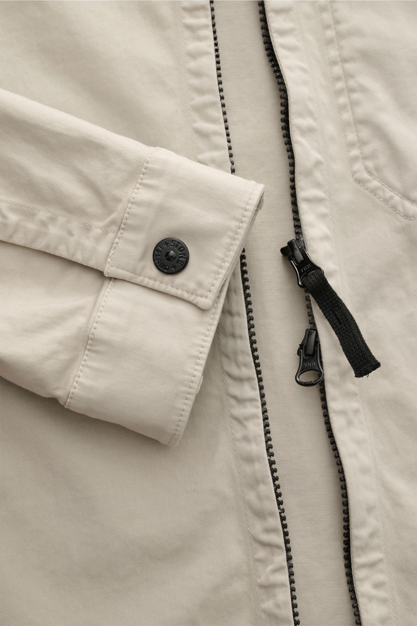 Stone Island Overshirt 'Cotton Satin' - Sand