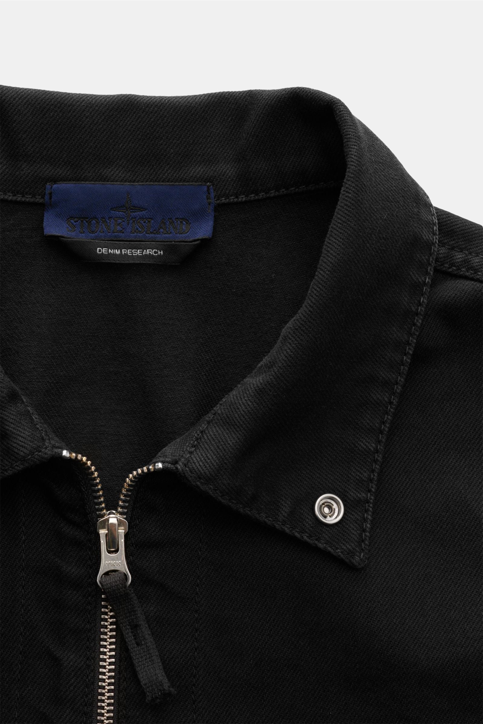 Stone Island Denim overshirt - black