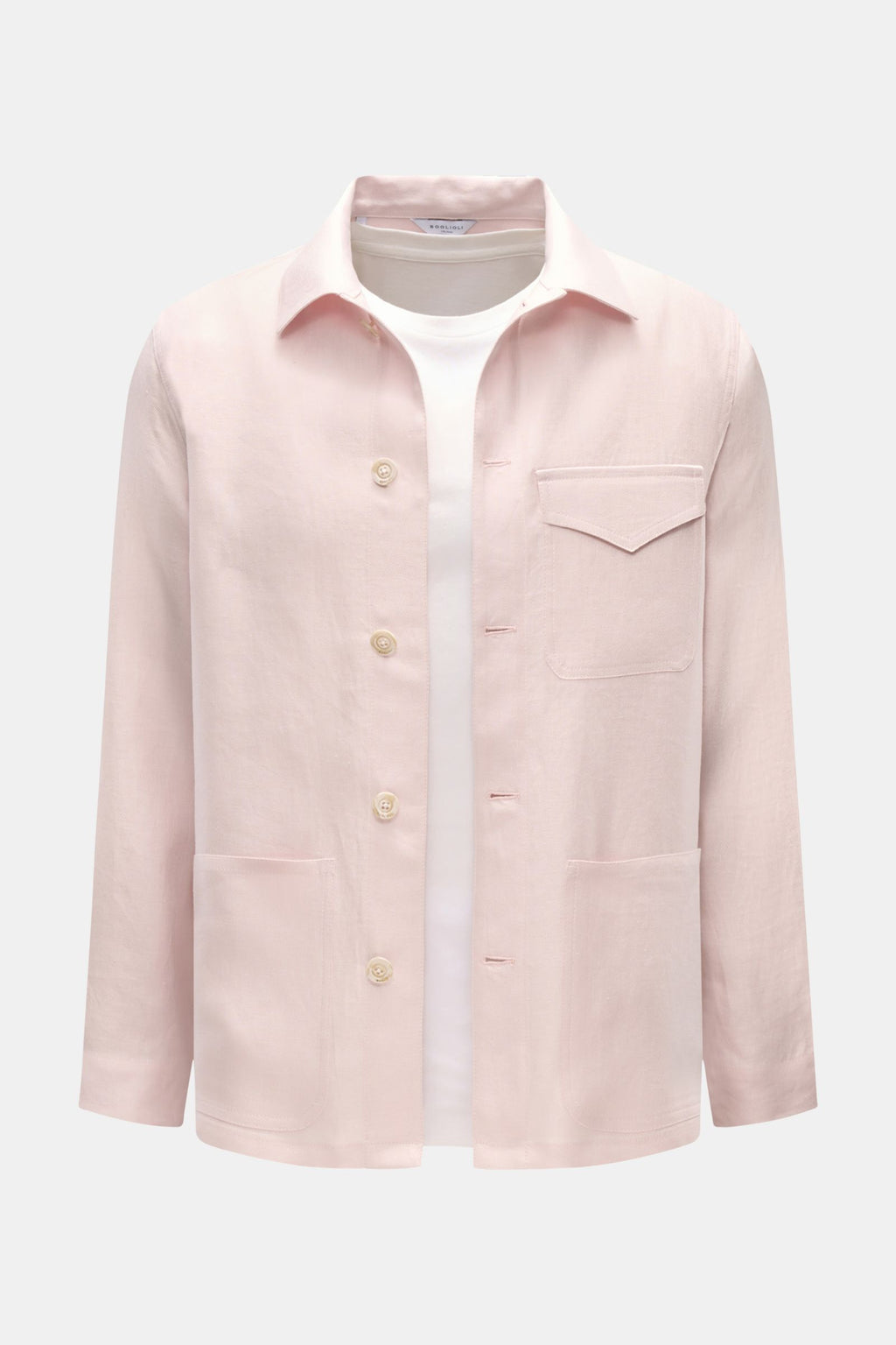 Boglioli Linen overshirt - Rose