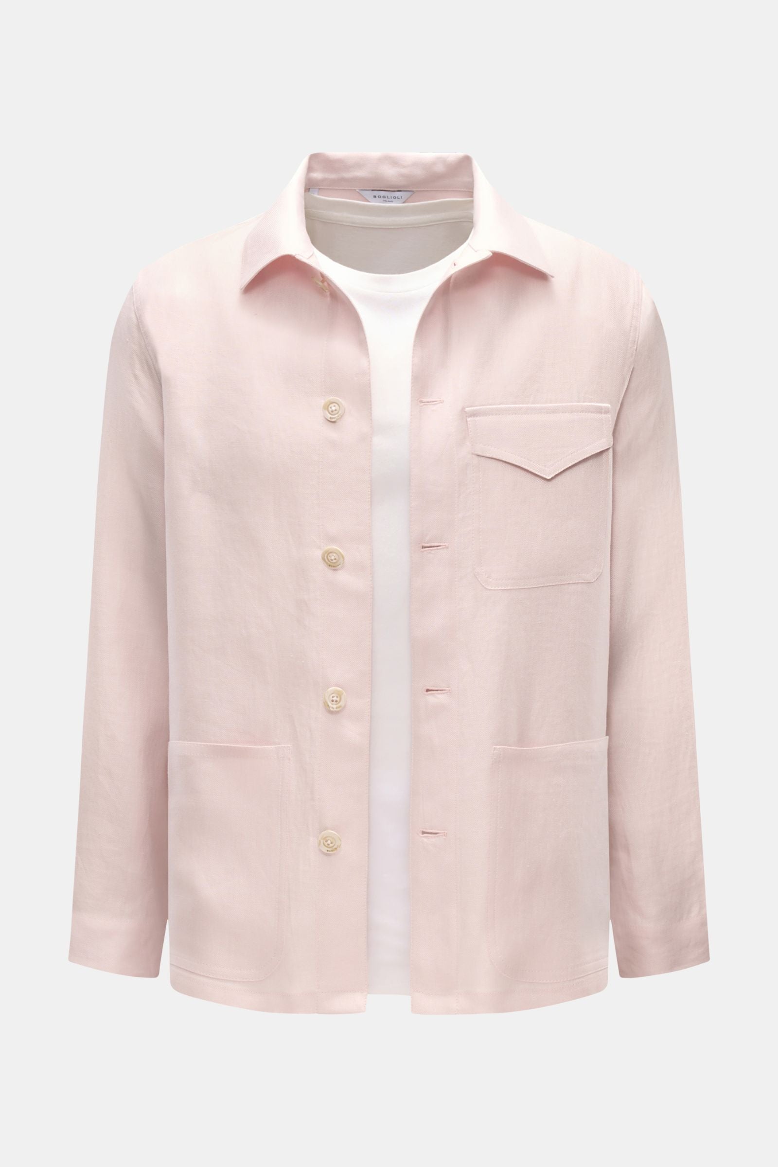 Boglioli Linen overshirt - Rose