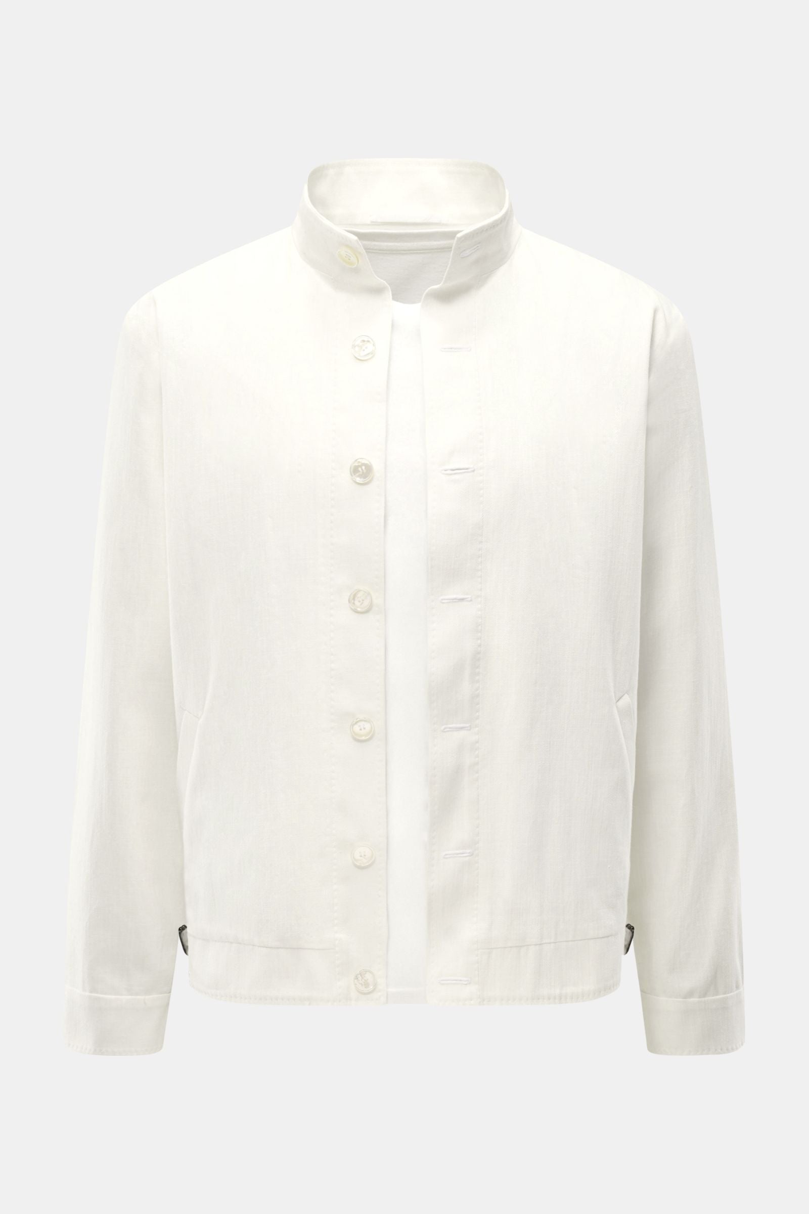 Stile Latino Overshirt 'Gbu Teseo' - cream