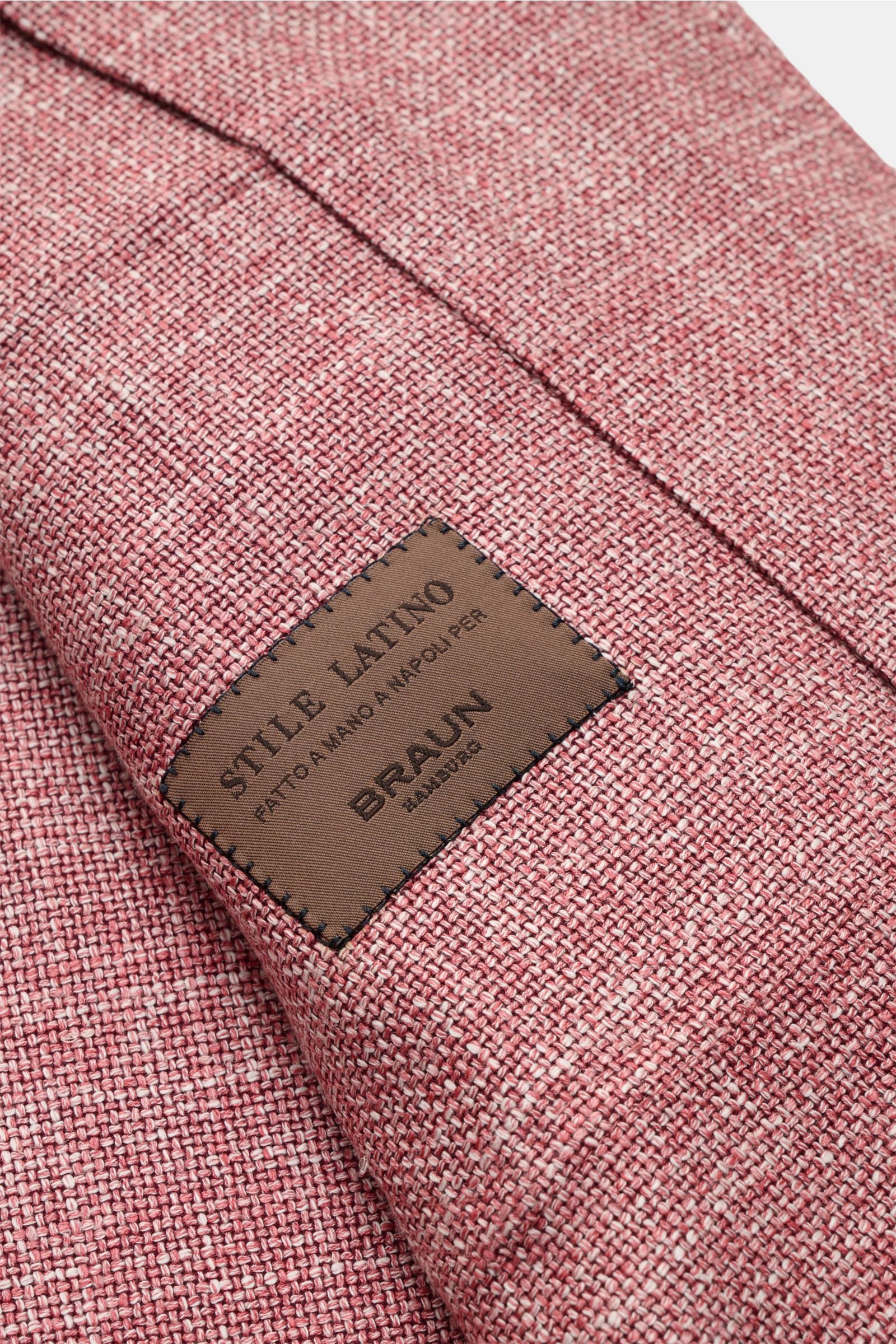 Stile Latino Overshirt 'Gu Texas' dark red/off-white - white mottled
