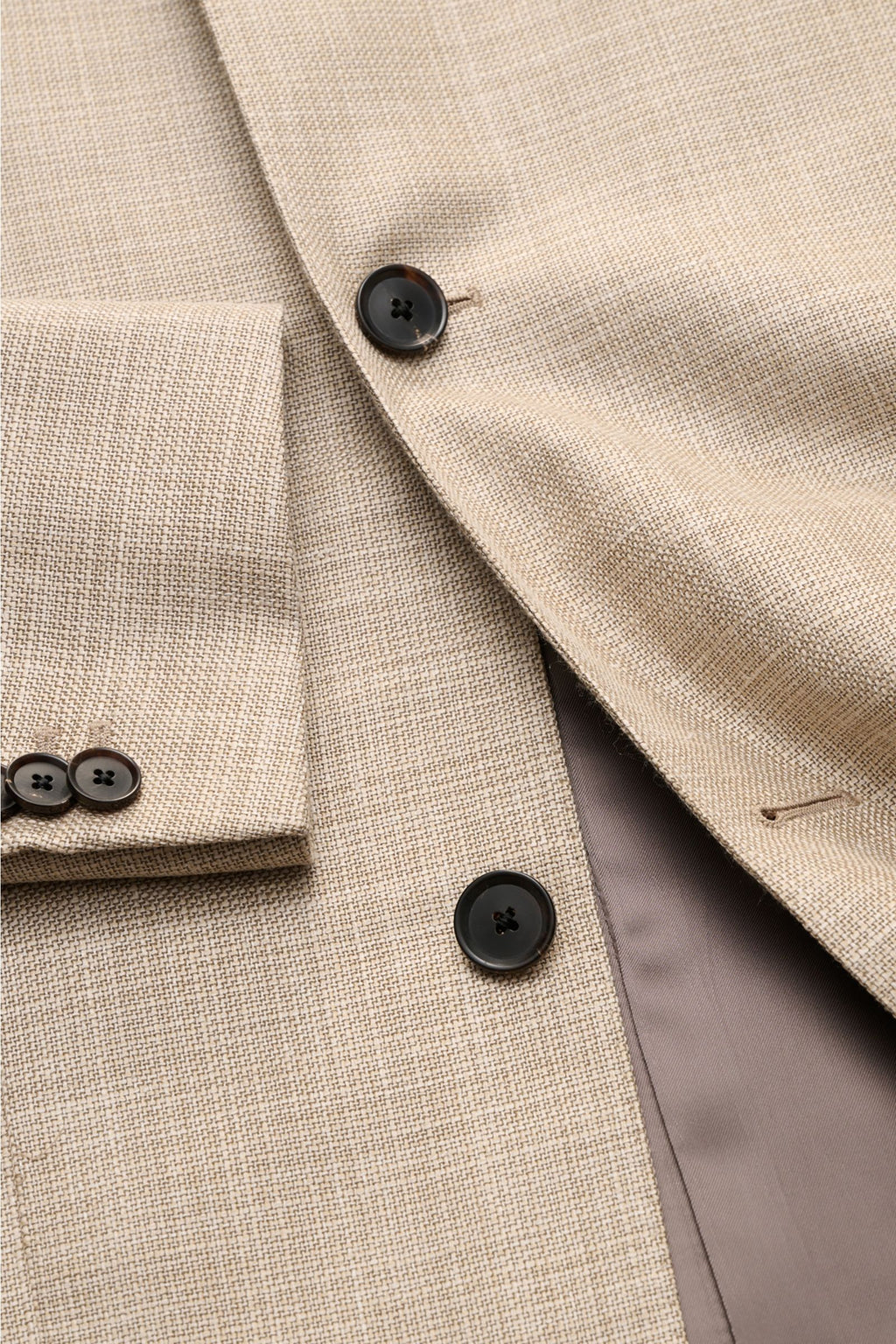 Caruso Overshirt 'Fedora' - beige mottled