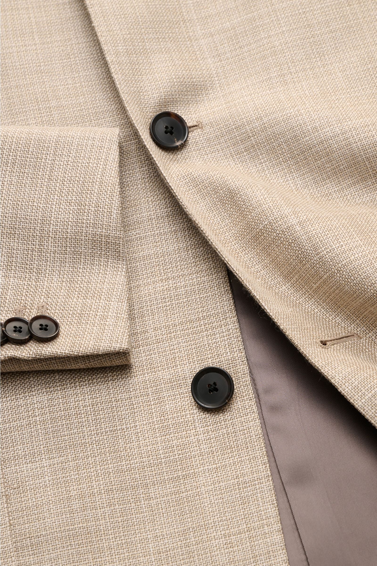Caruso Overshirt 'Fedora' - beige mottled