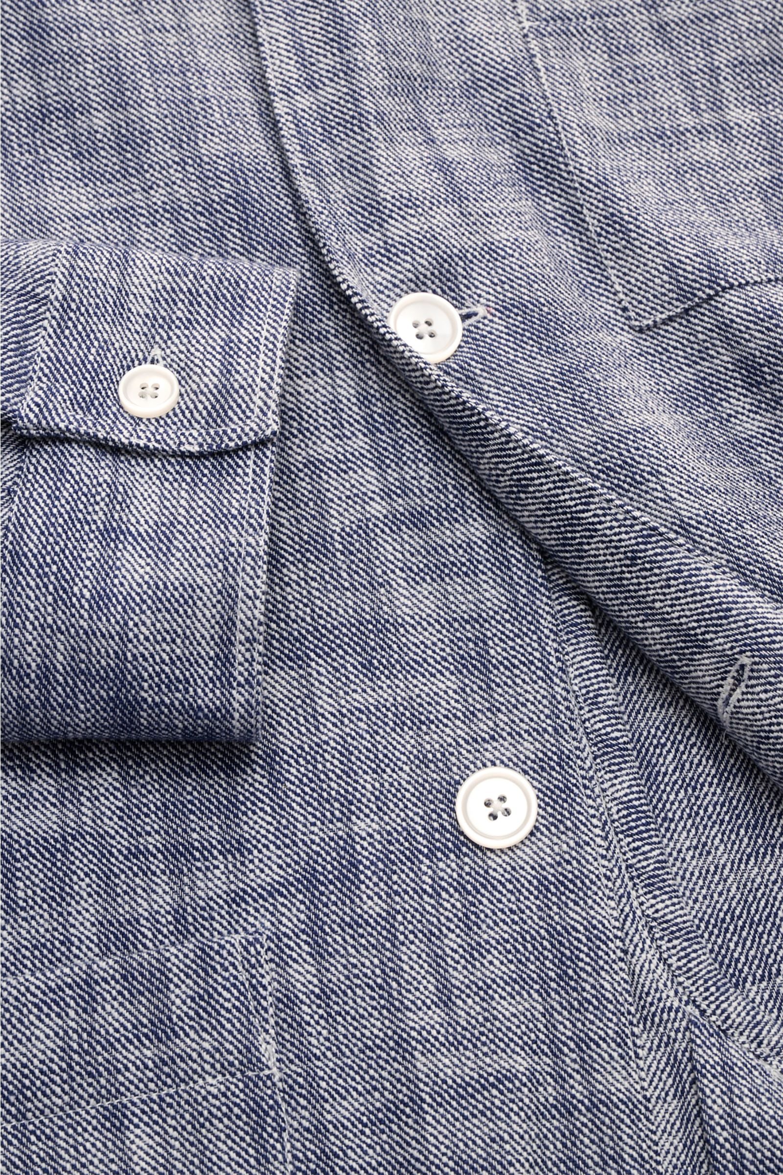Officine Générale Overshirt 'Sheldon' - navywhite