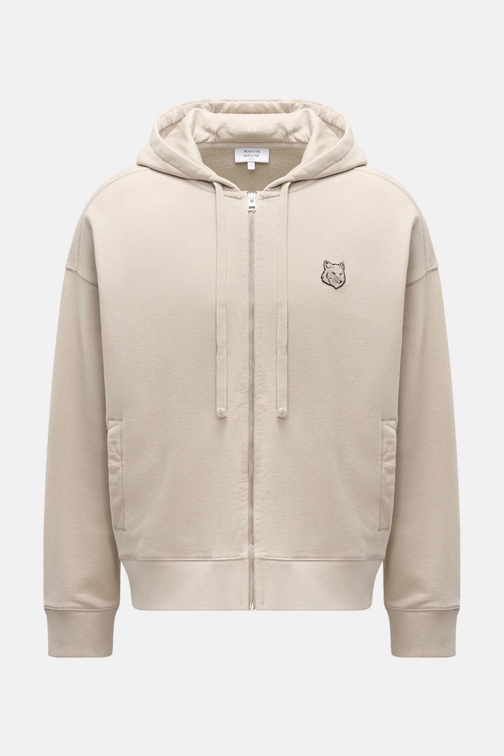 Maison Kitsuné Sweat jacket 'Bold Fox' - beige