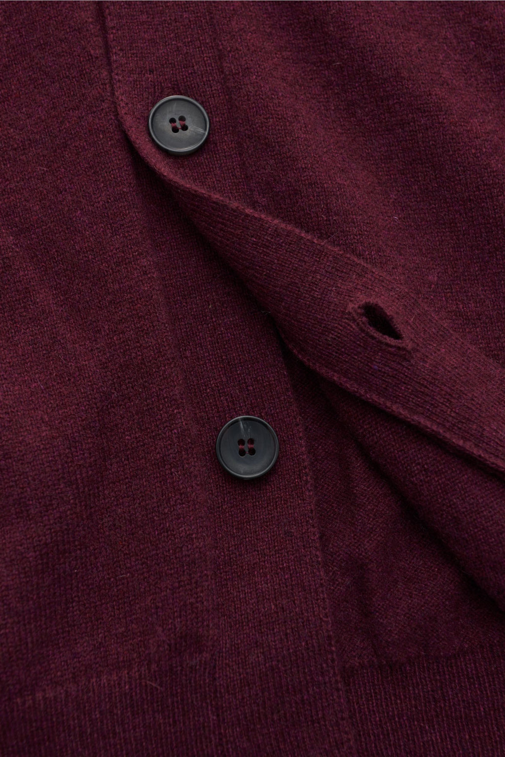 von Braun Cashmere knit waistcoat - Burgundy