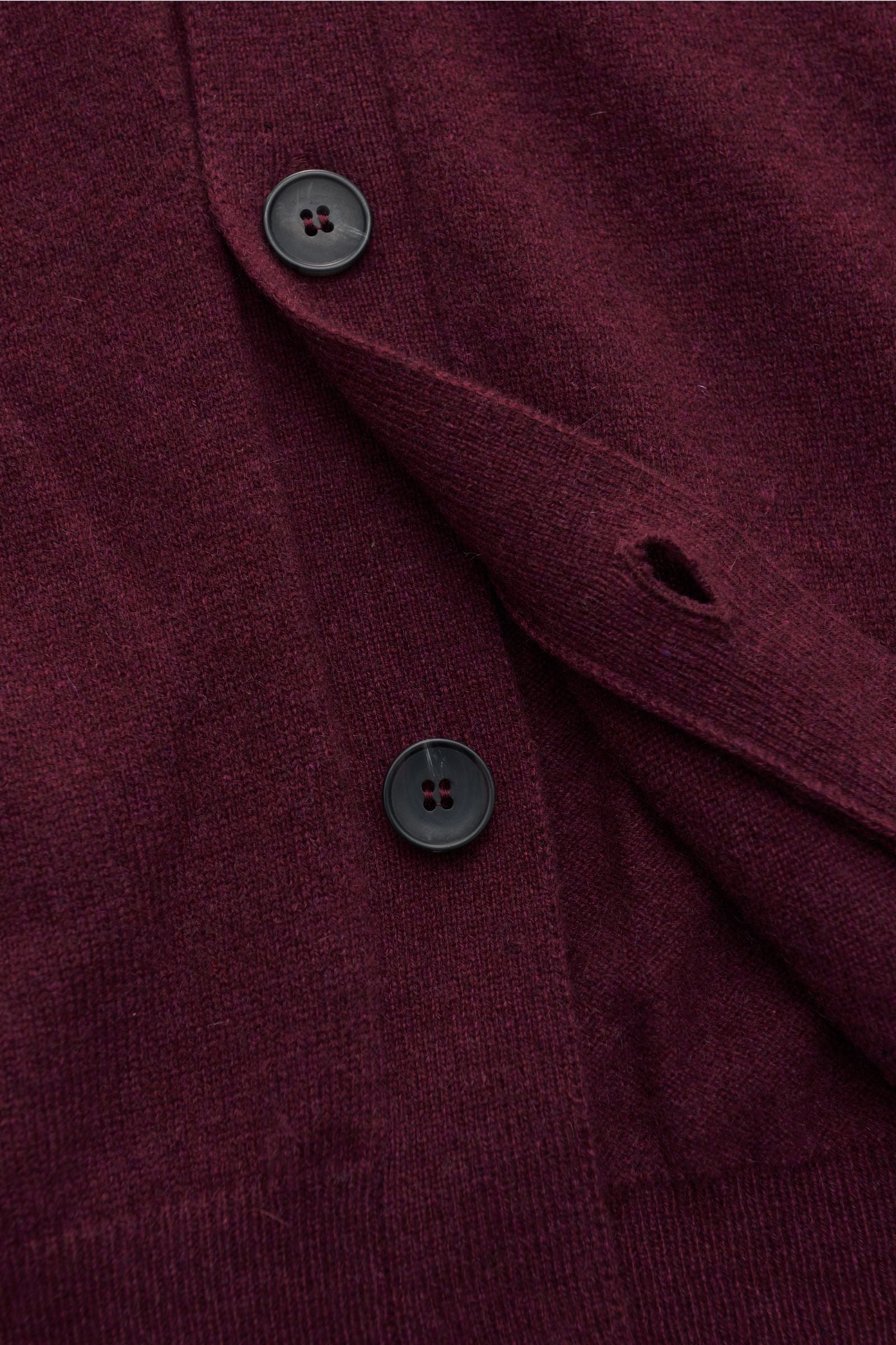 von Braun Cashmere knit waistcoat - Burgundy