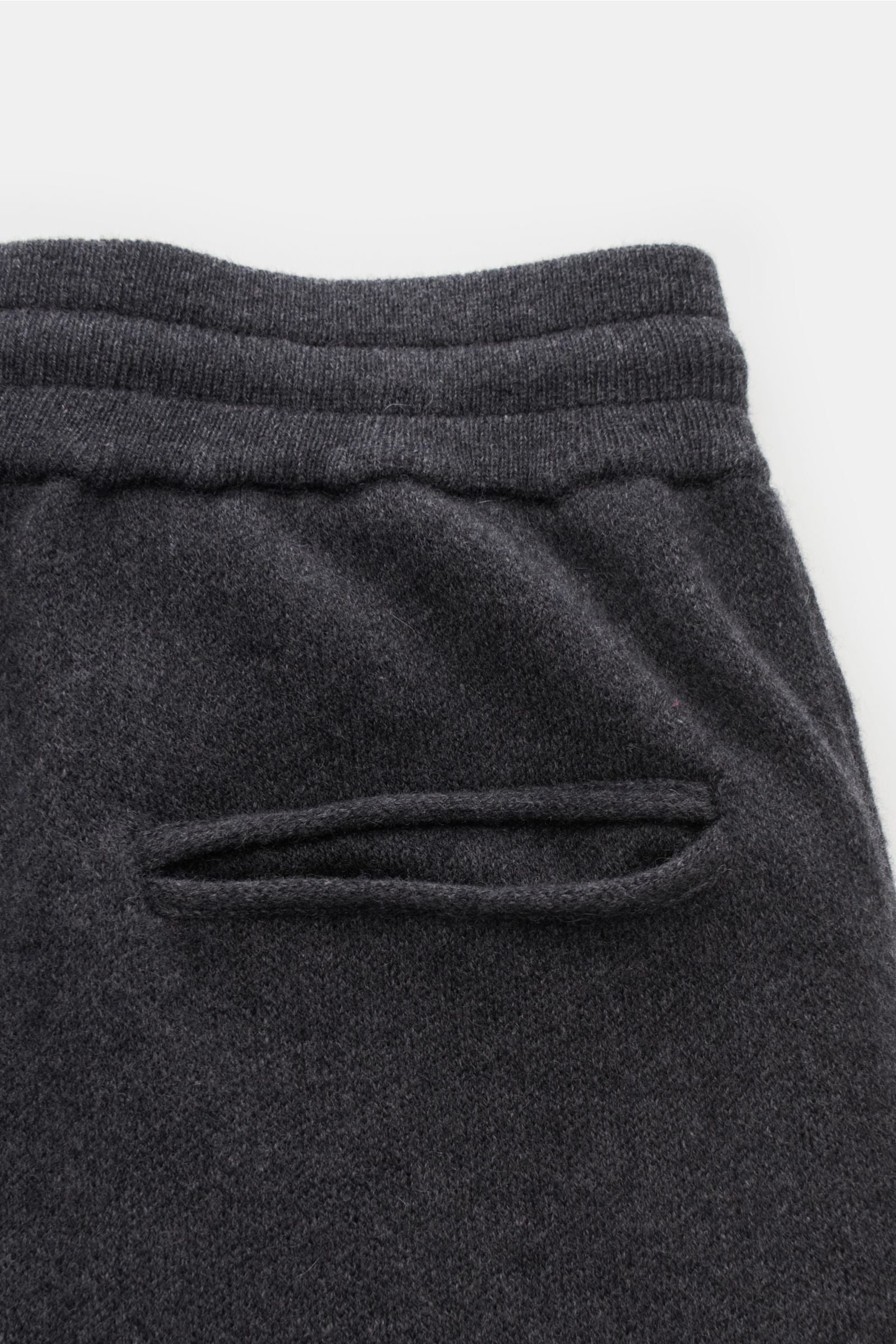 von Braun Cashmere cargo jogger pants - anthracite