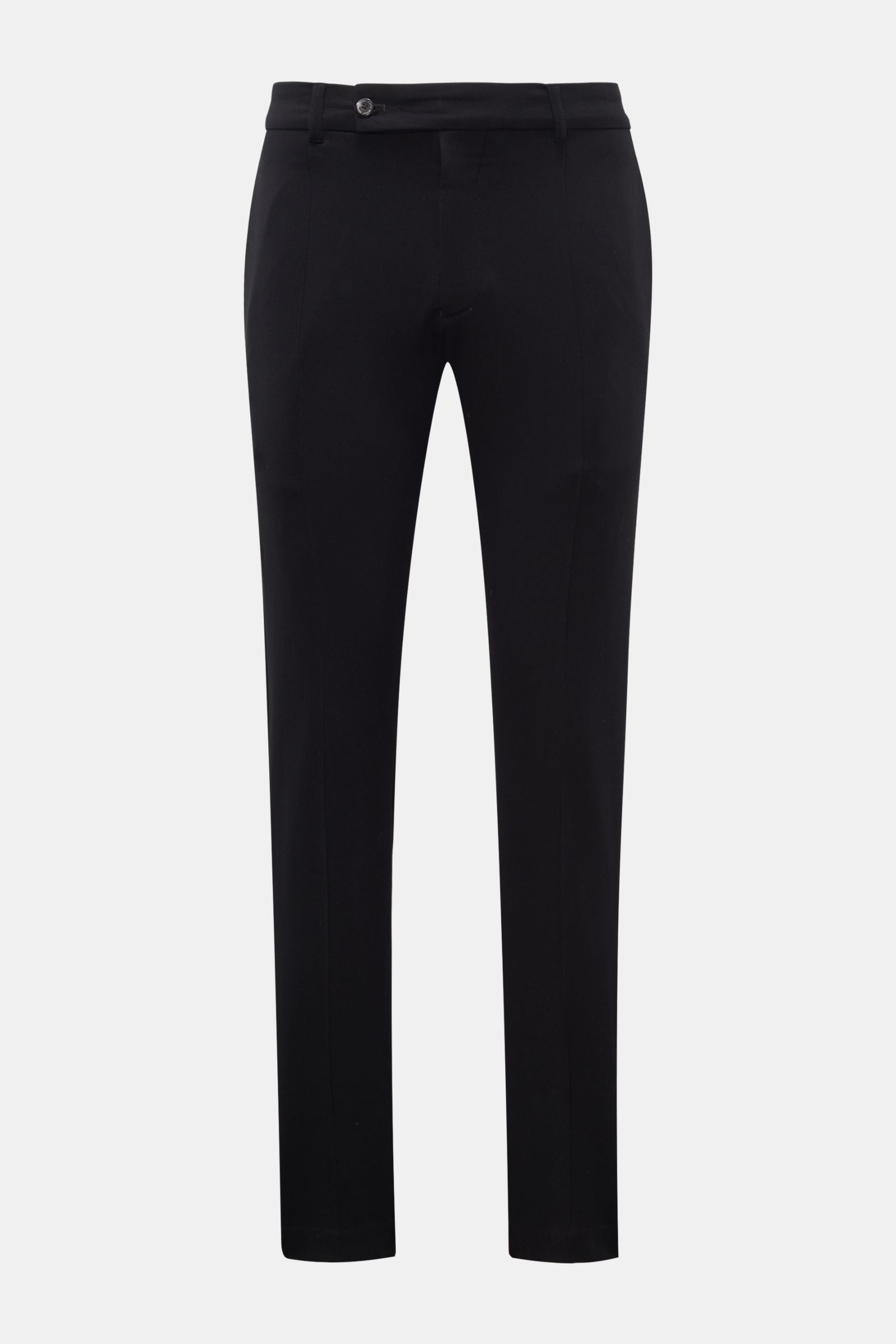 Stefan Brandt Jersey trousers 'Jonas' - black