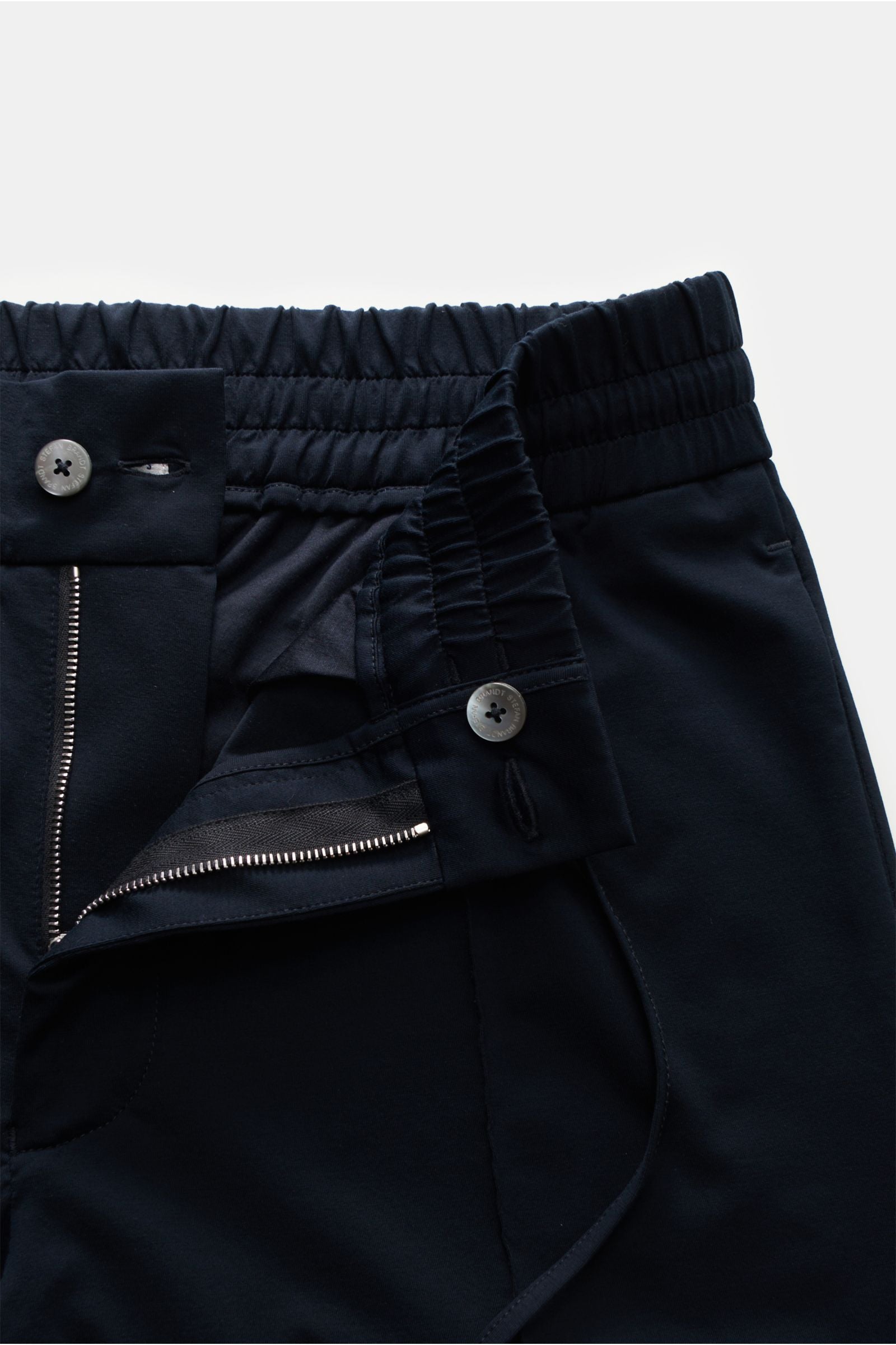 Stefan Brandt Jersey jogger pants 'Jonas' - navy