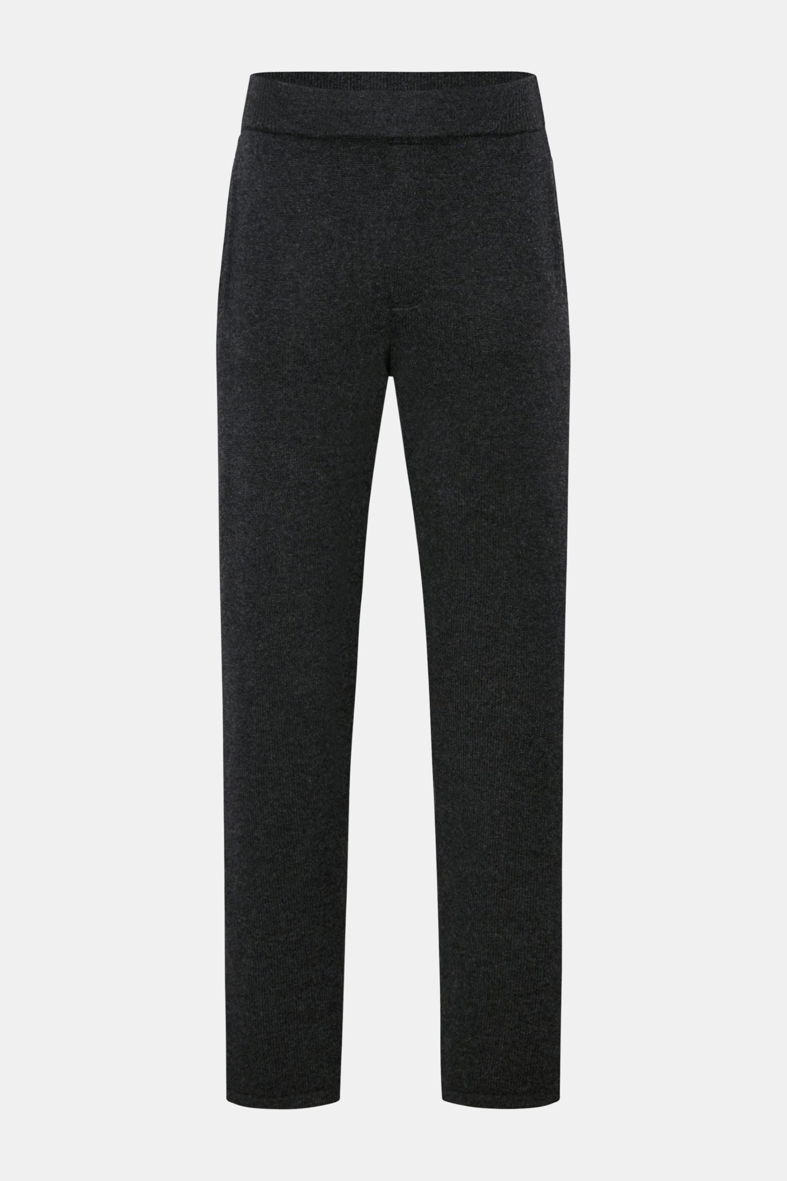 von Braun Cashmere jogger pants - Anthracite 2