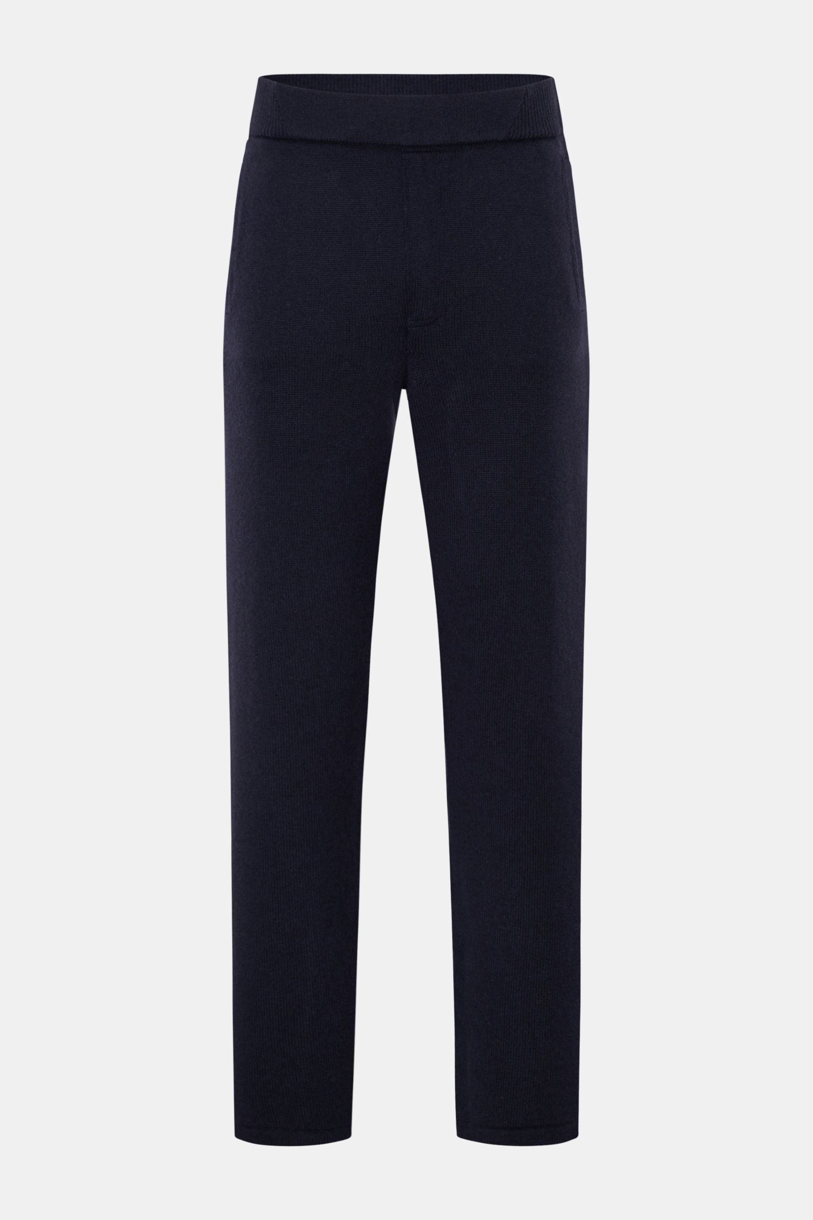 von Braun Cashmere jogger pants - Navy 3