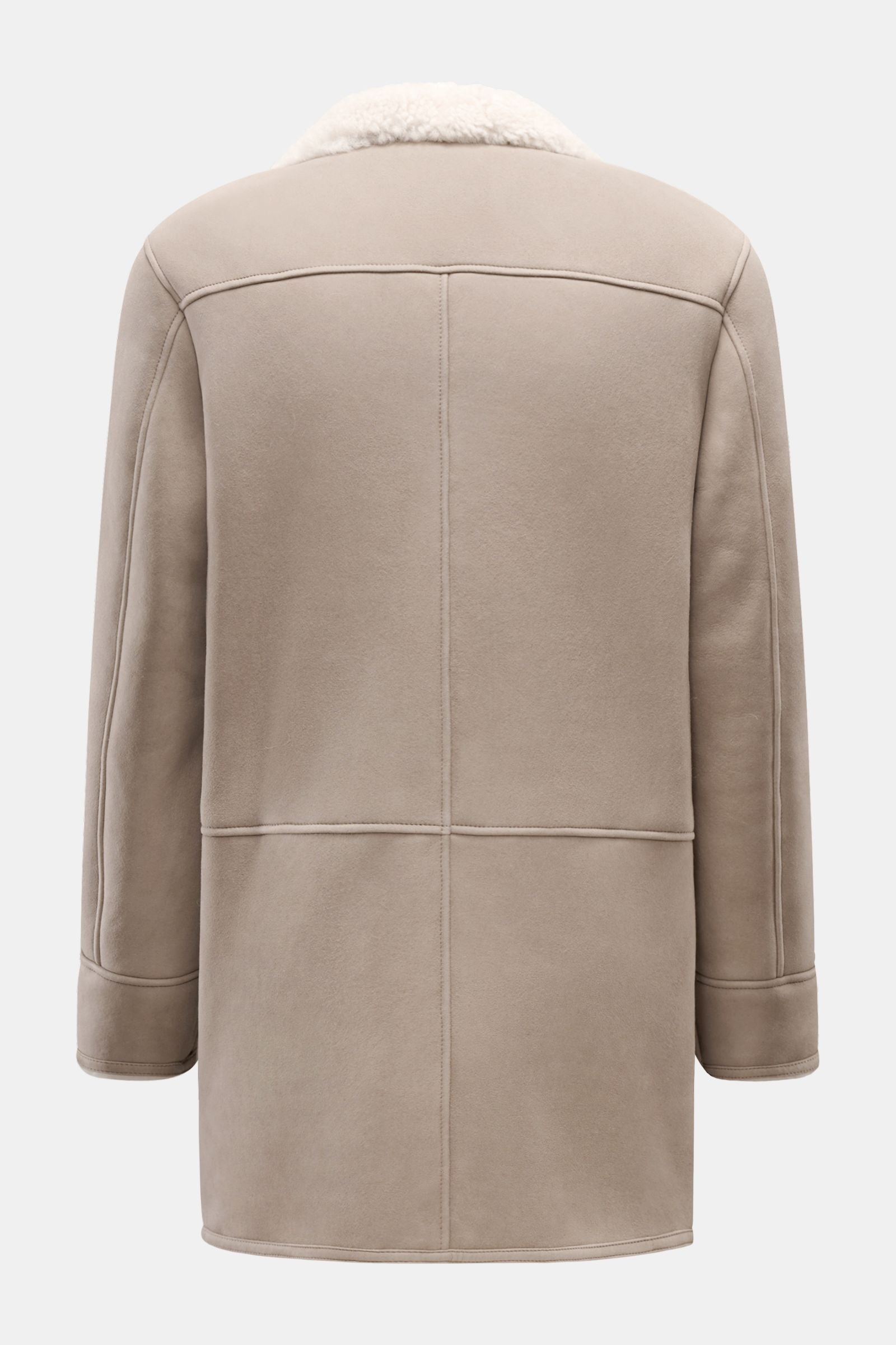 Manzoni 24 Shearling jacket - light grey
