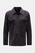 Windsor Leather overshirt 'Oleano' - navy