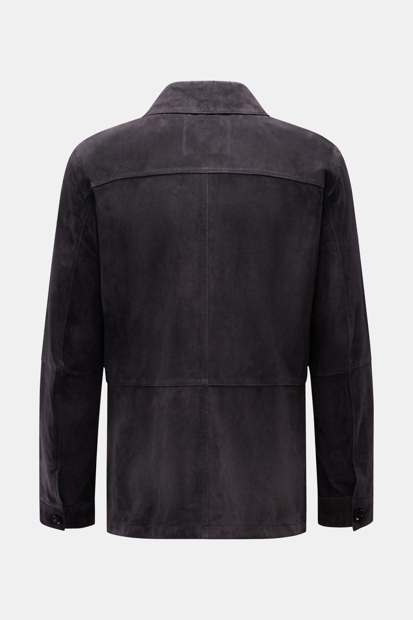 Windsor Leather overshirt 'Oleano' - navy