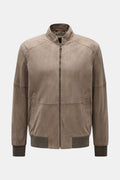Windsor Leather blouson 'Borello' - Taupe