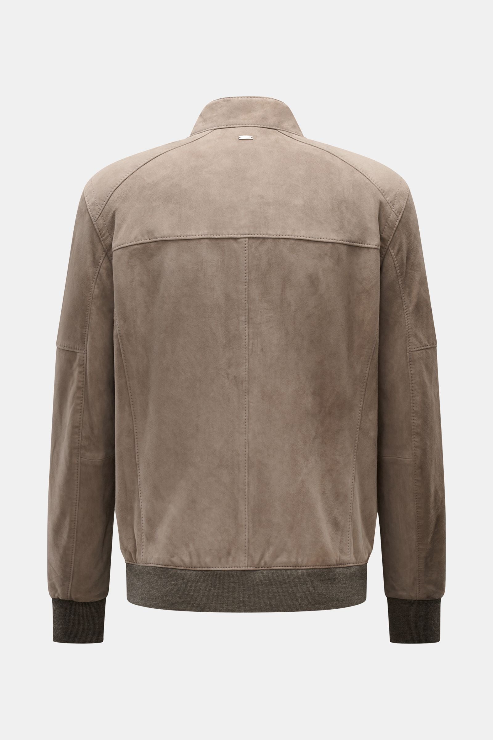 Windsor Leather blouson 'Borello' - Taupe