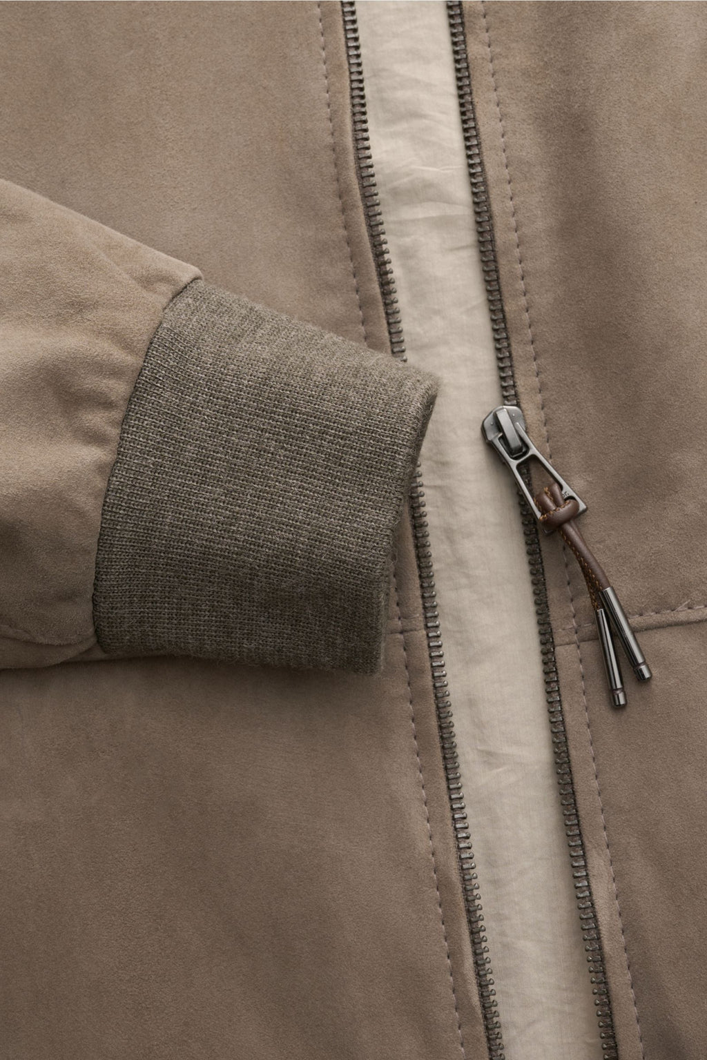 Windsor Leather blouson 'Borello' - Taupe