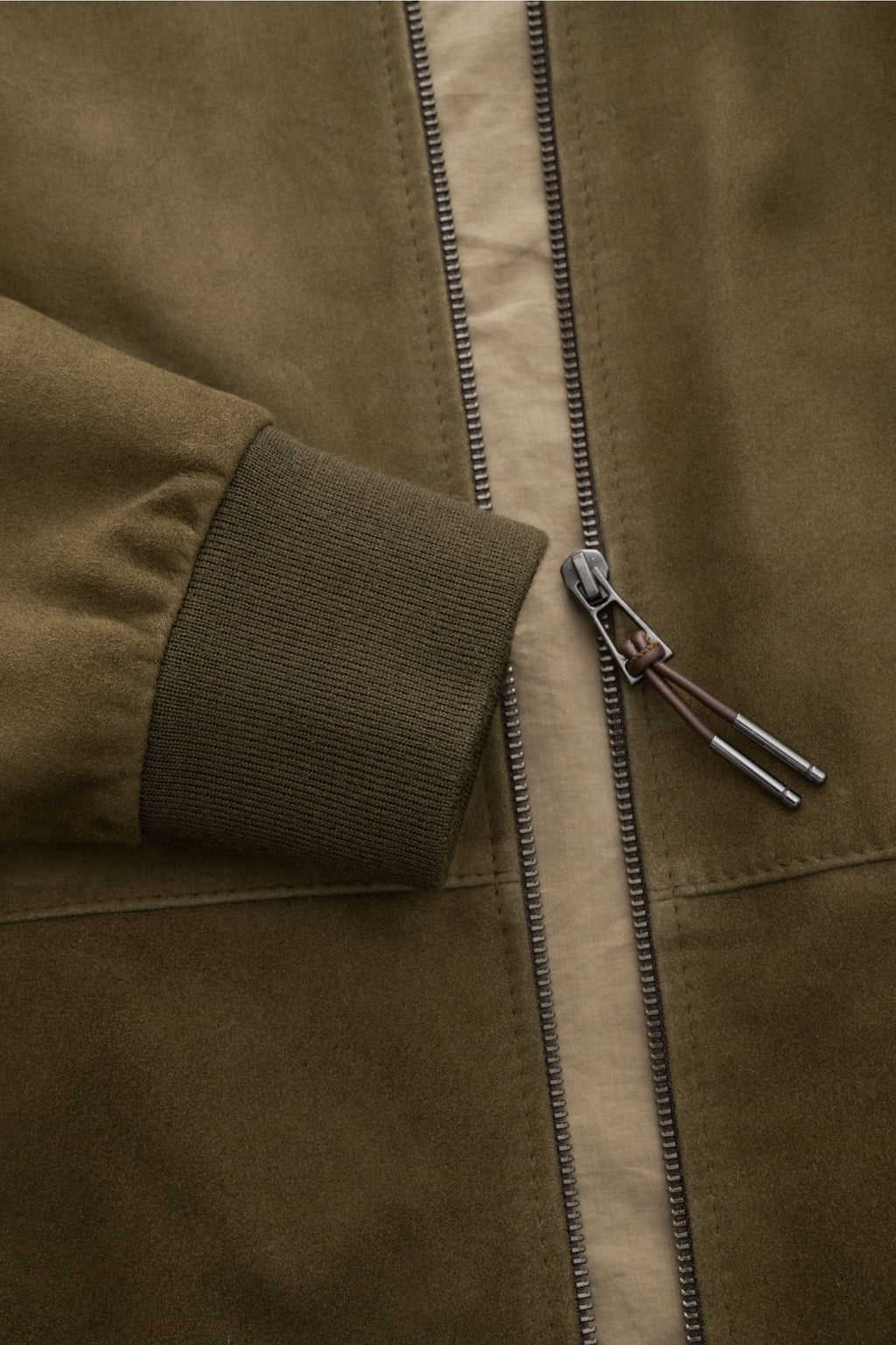 Windsor Leather blouson 'Borello' - Dark olive