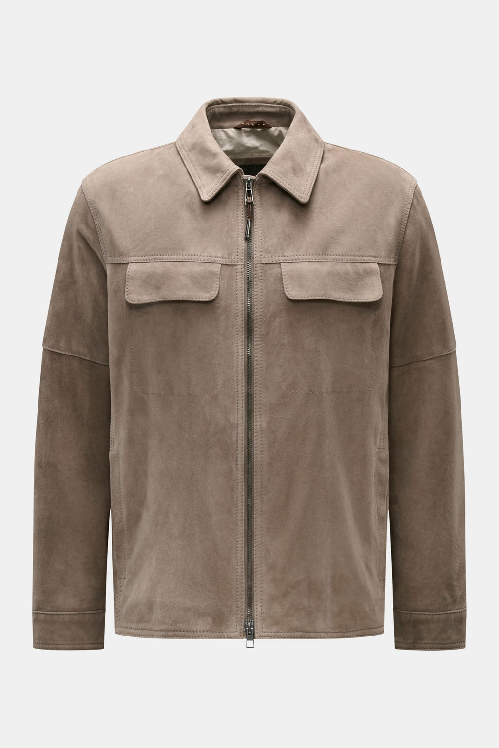 Windsor Leather jacket 'Pesaro' - taupe