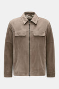 Windsor Leather jacket 'Pesaro' - taupe