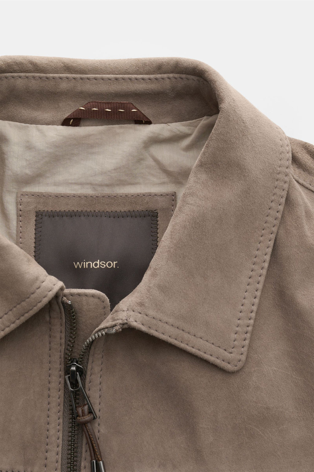Windsor Leather jacket 'Pesaro' - taupe