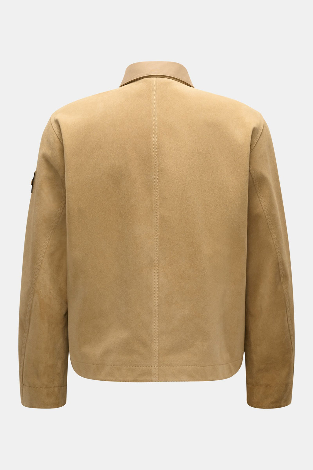 Stone Island Suede jacket 'Ghost Piece' - Light brown