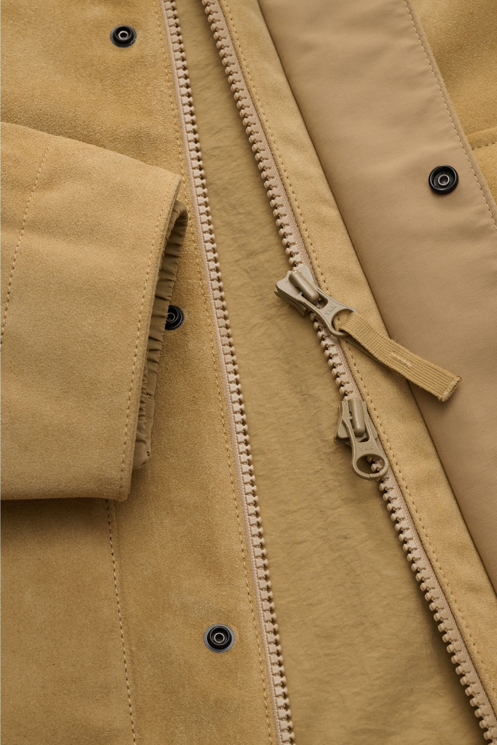 Stone Island Suede jacket 'Ghost Piece' - Light brown