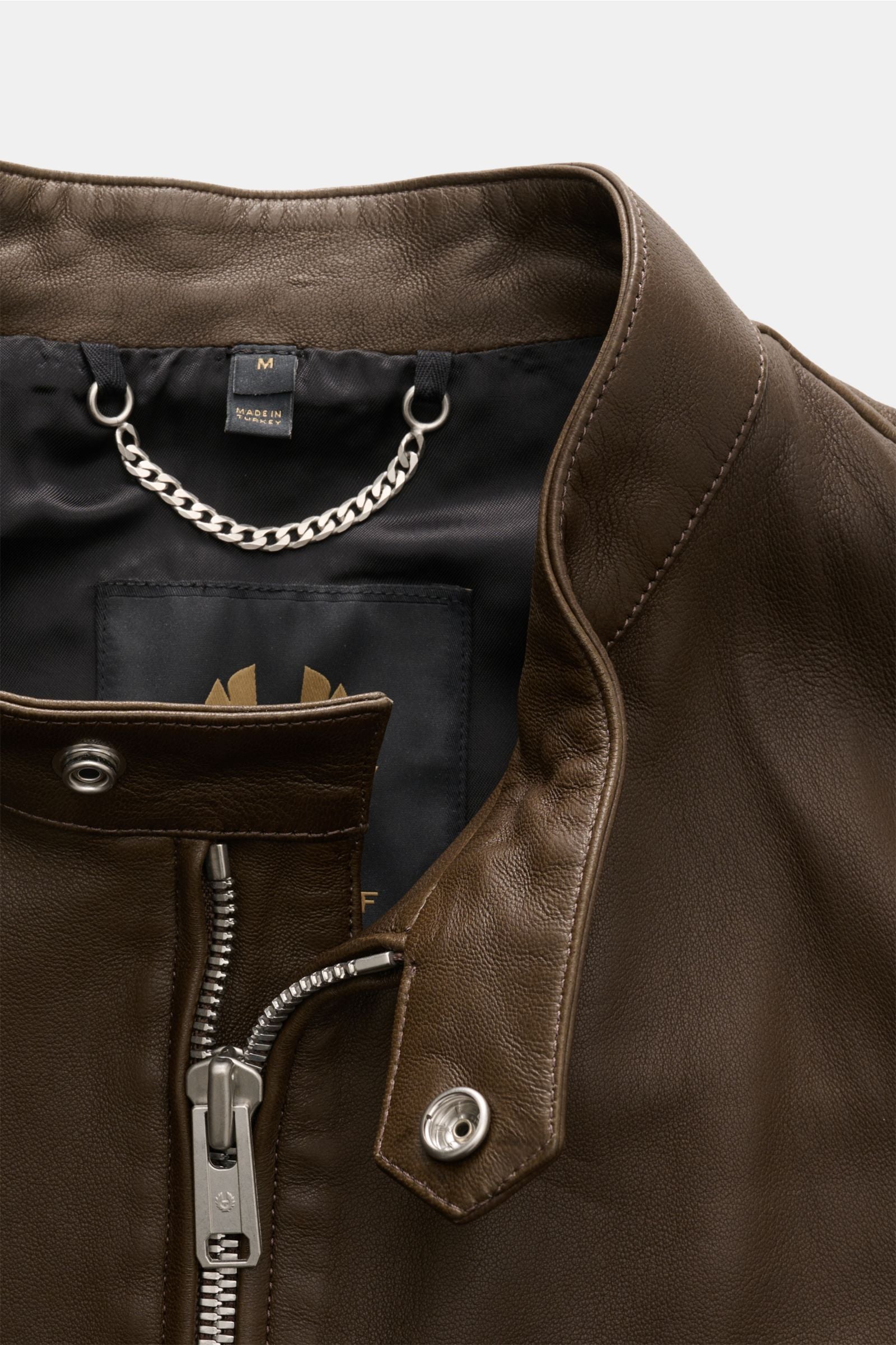 Belstaff Leather jacket 'Track Racer' - dark brown