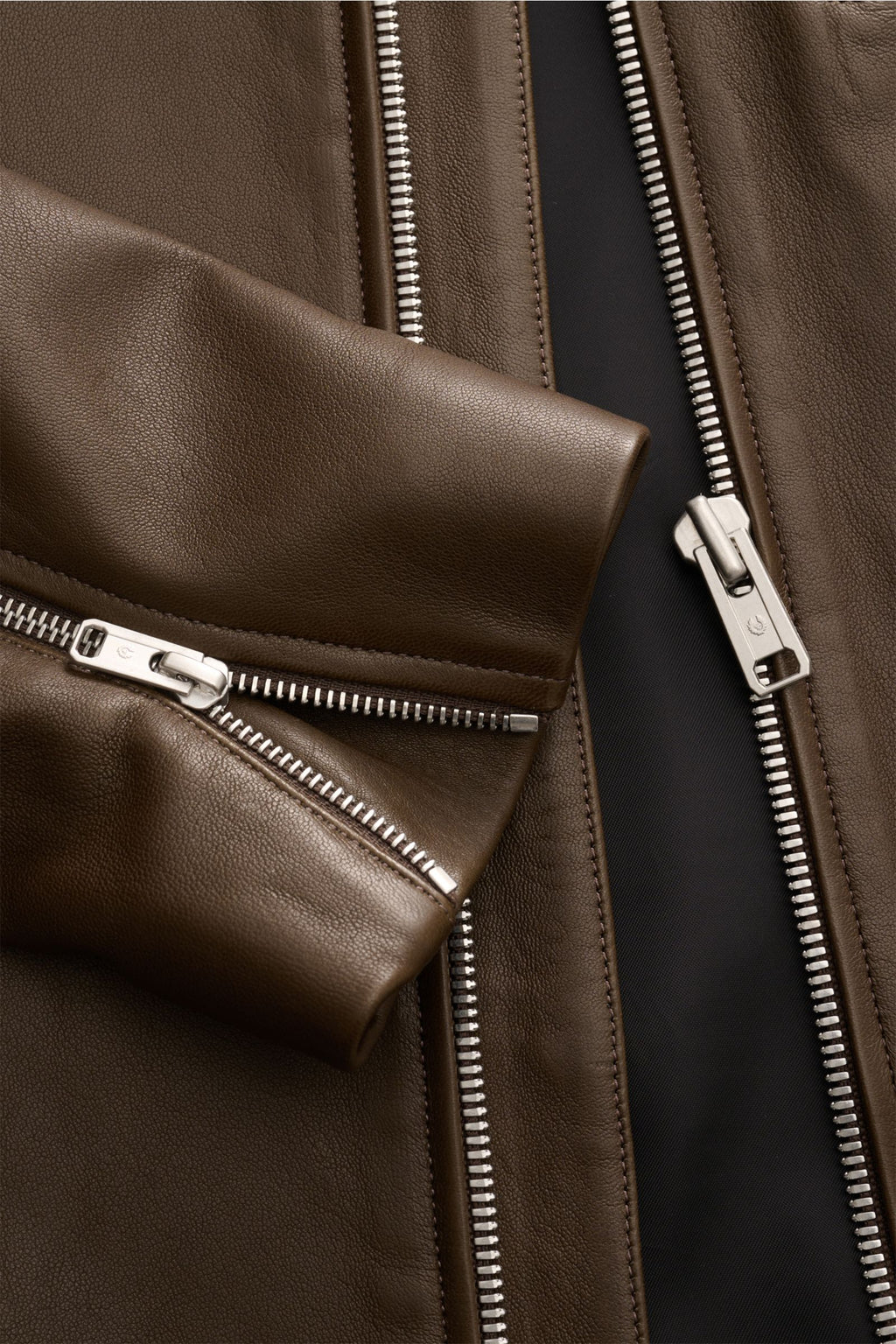 Belstaff Leather jacket 'Track Racer' - dark brown