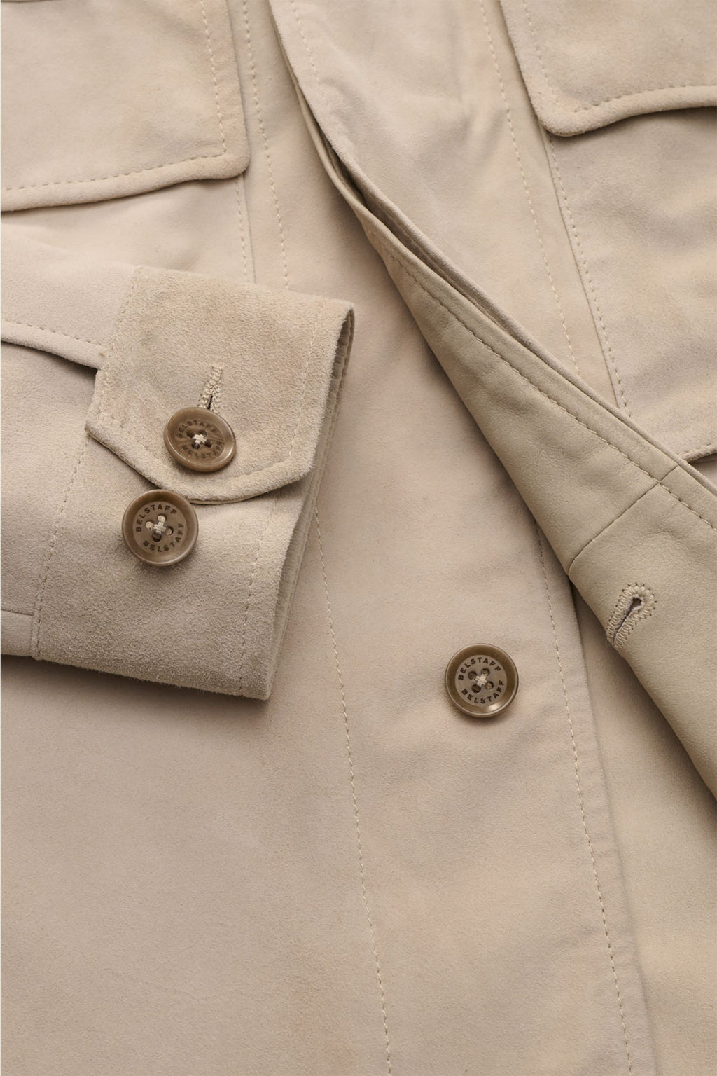 Belstaff Suede jacket 'Waymark' - Sand