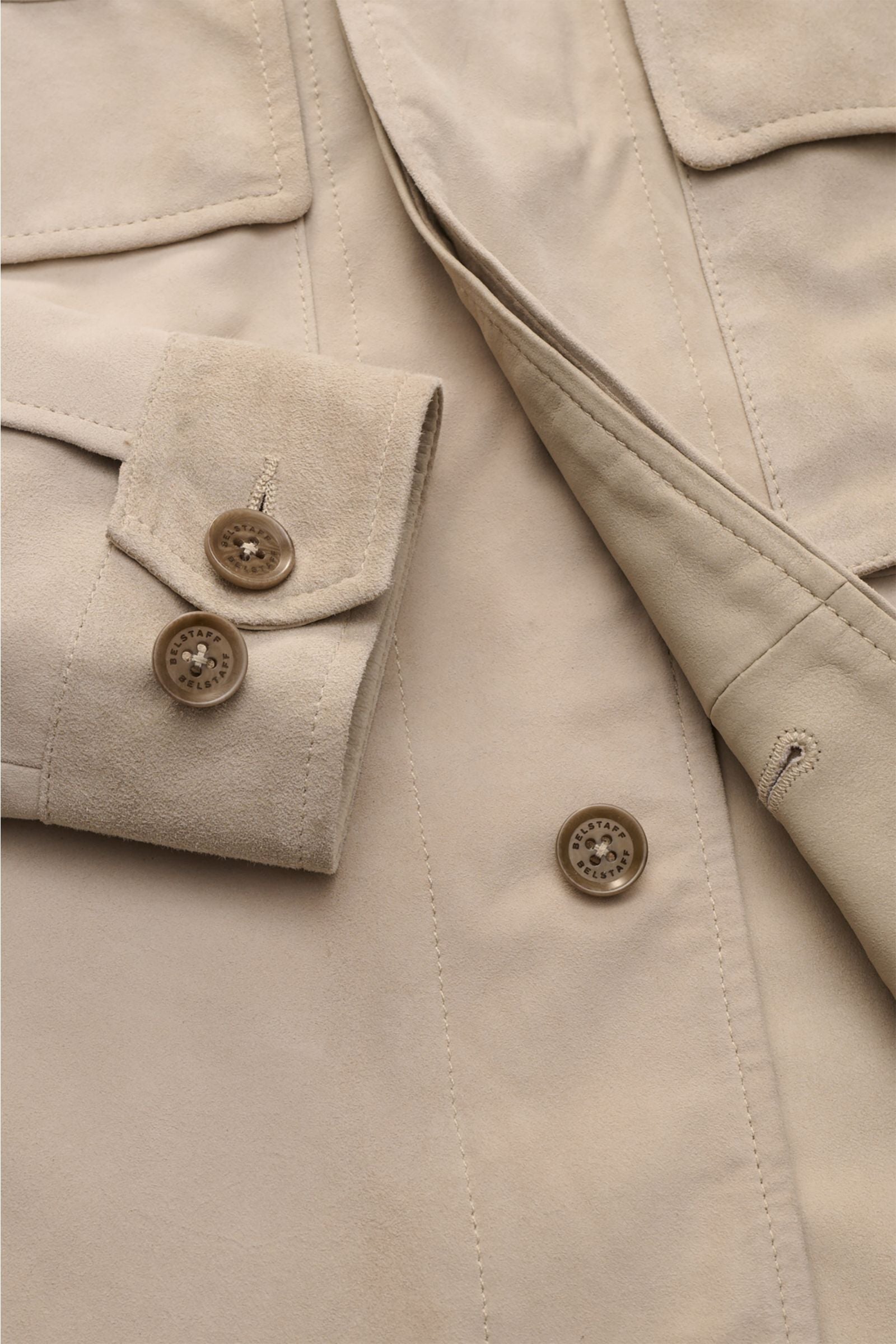 Belstaff Suede jacket 'Waymark' - Sand