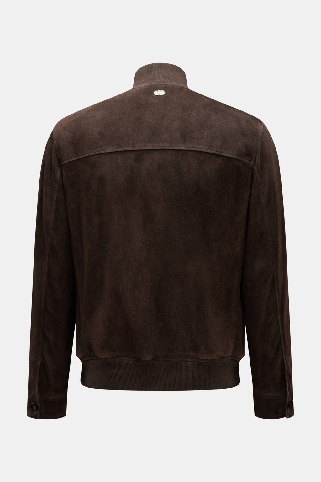 Agnona Suede blouson - dark brown
