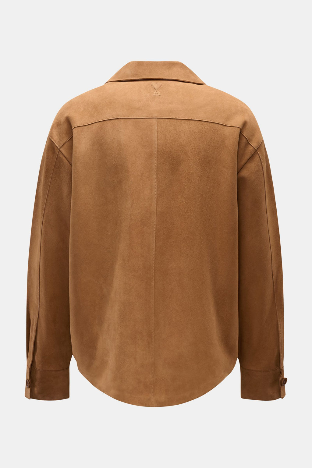 Ami Paris Suede overshirt - camel