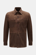 Rifugio Suede jacket - Dark brown