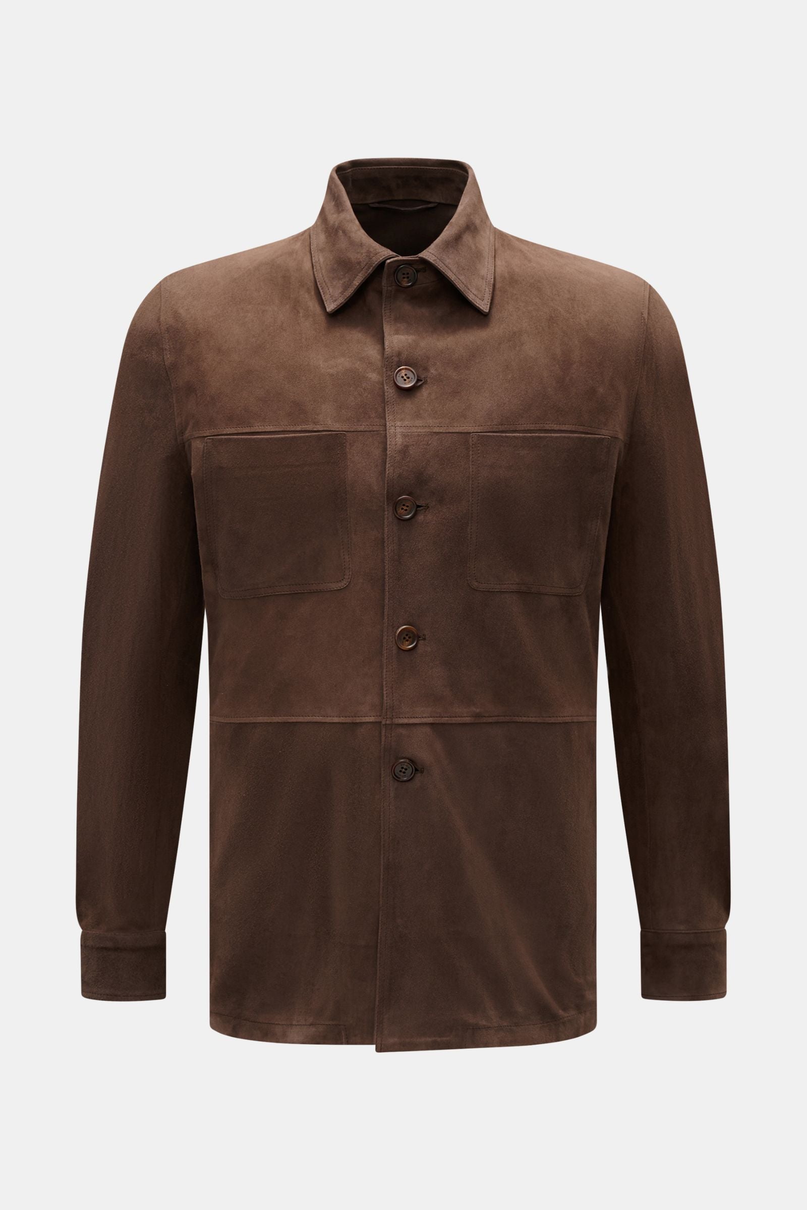 Rifugio Suede jacket - Dark brown