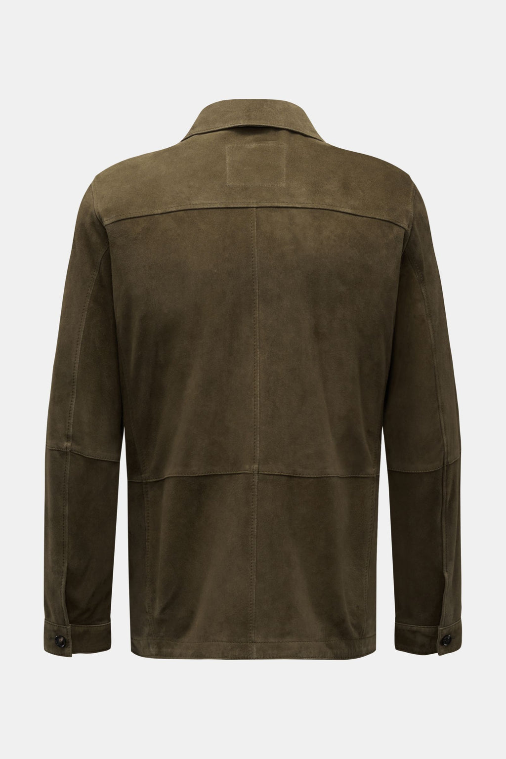 Windsor Suede jacket 'Olfano' - Dark olive