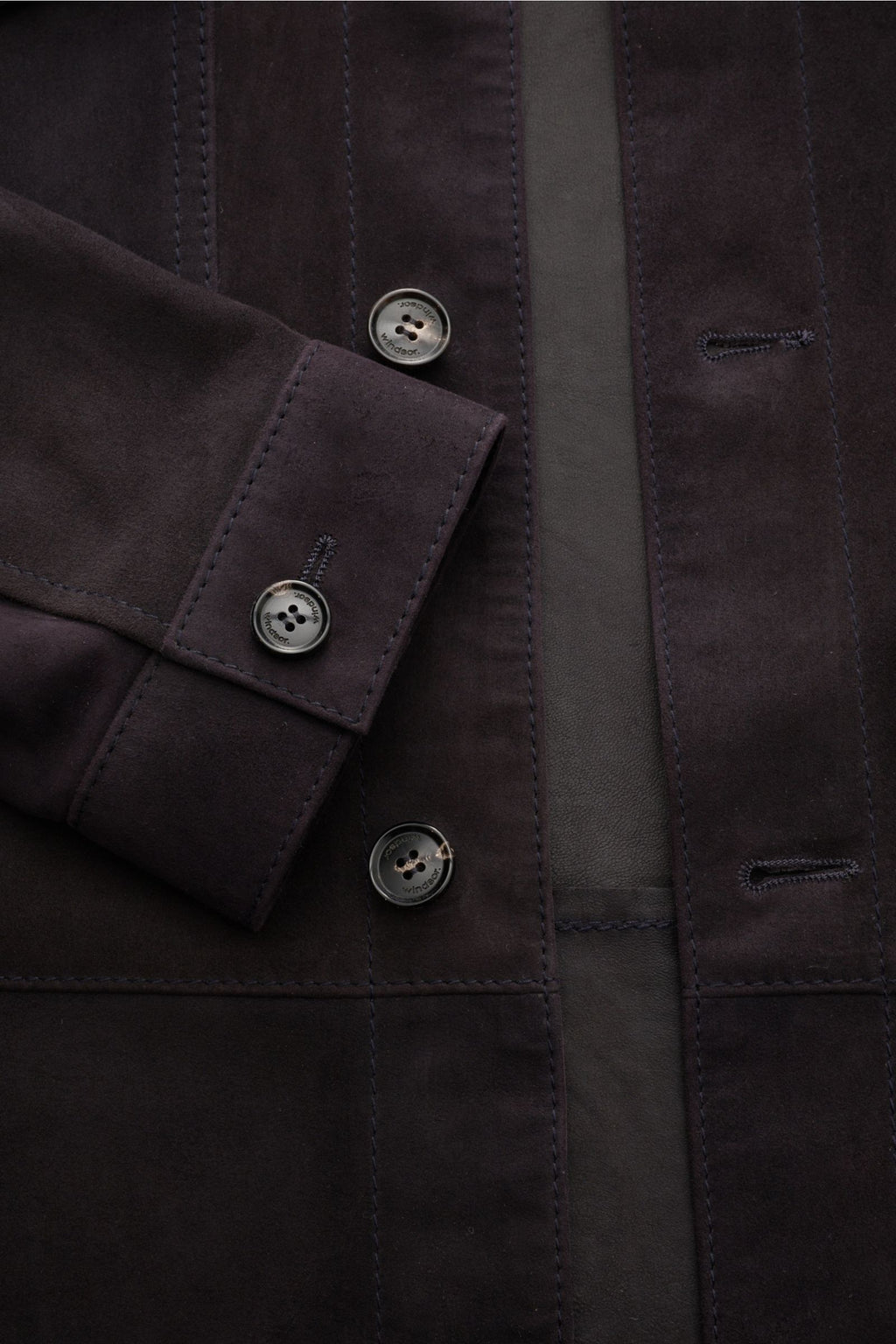 Windsor Suede jacket 'Olfano' - Black