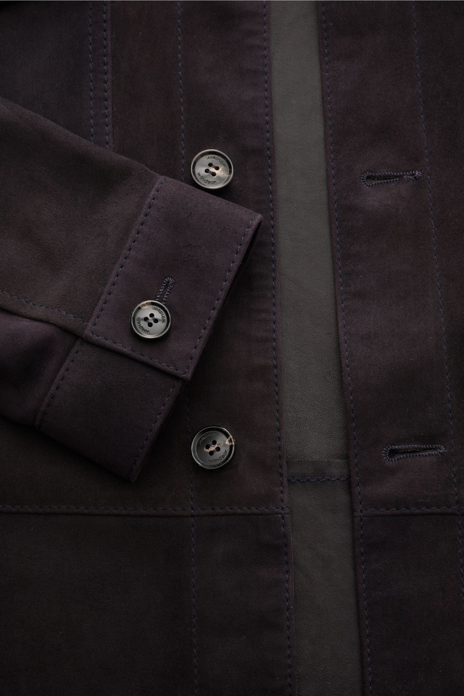 Windsor Suede jacket 'Olfano' - Black