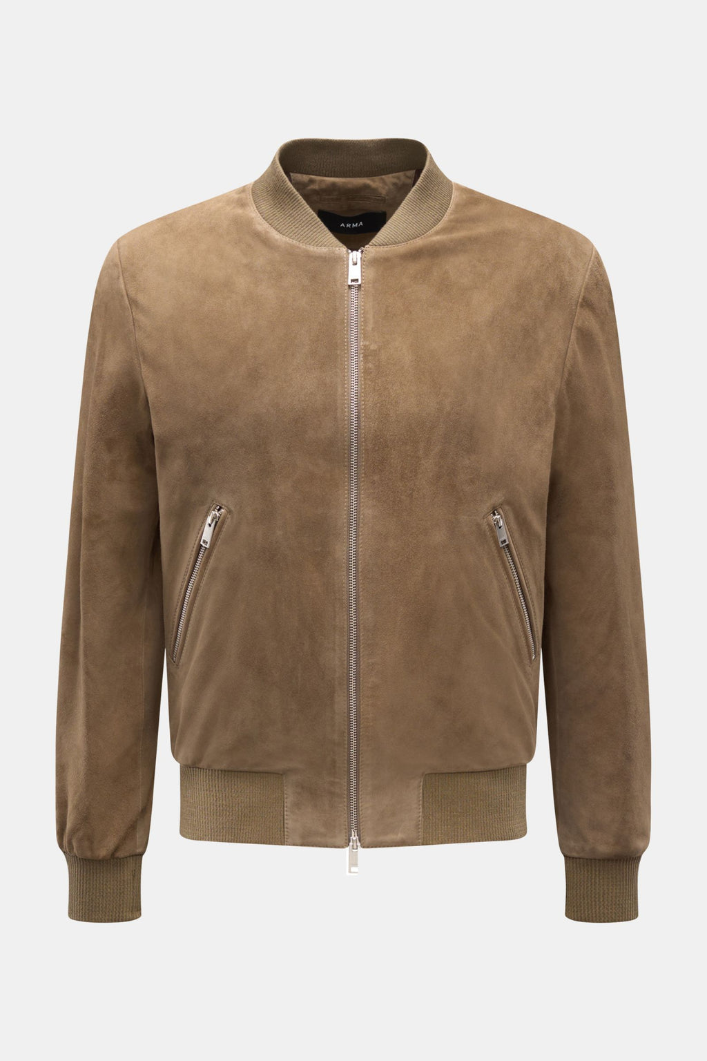Arma Suede blouson 'Didier' - Taupe
