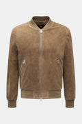 Arma Suede blouson 'Didier' - Taupe