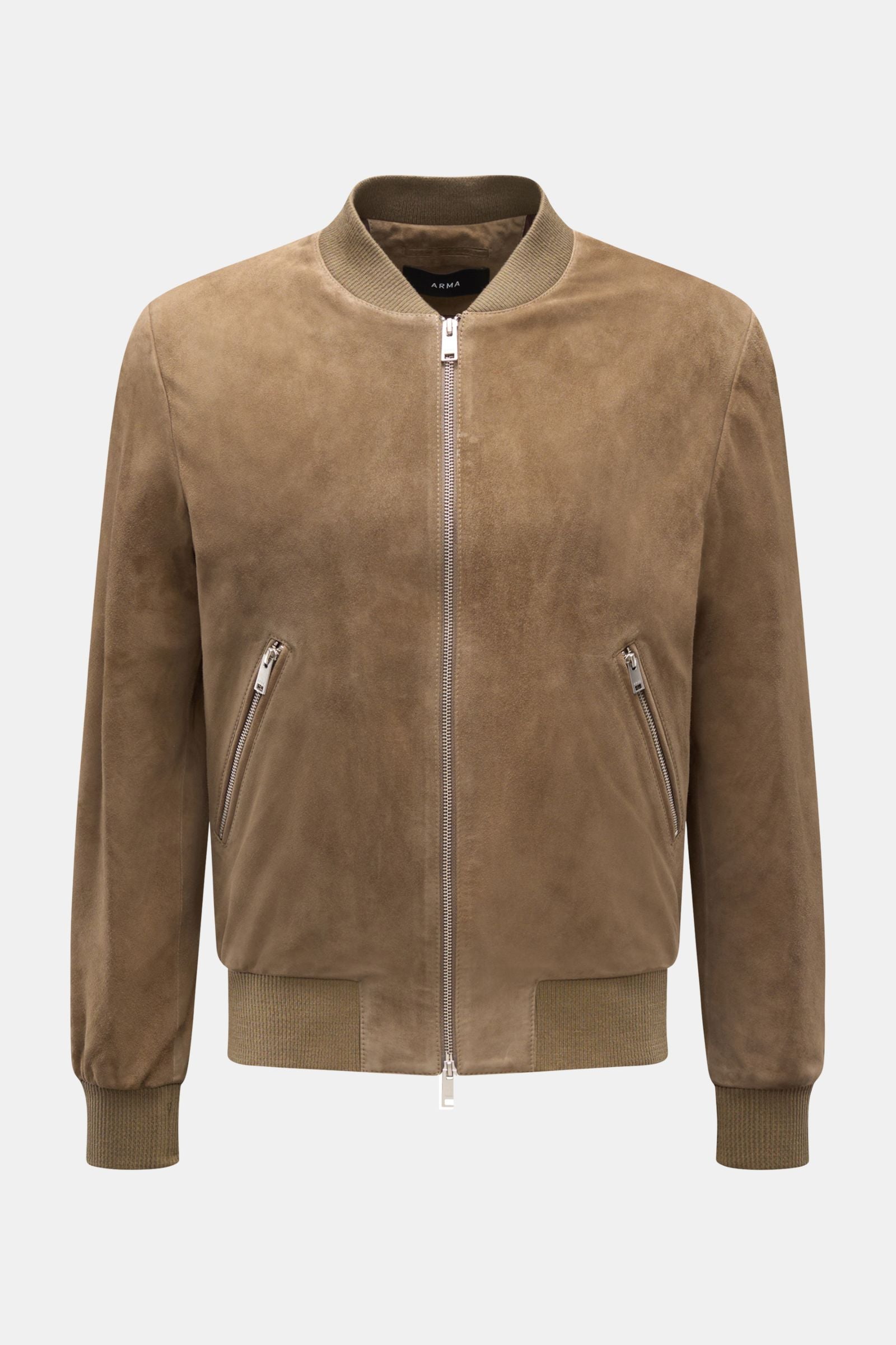 Arma Suede blouson 'Didier' - Taupe