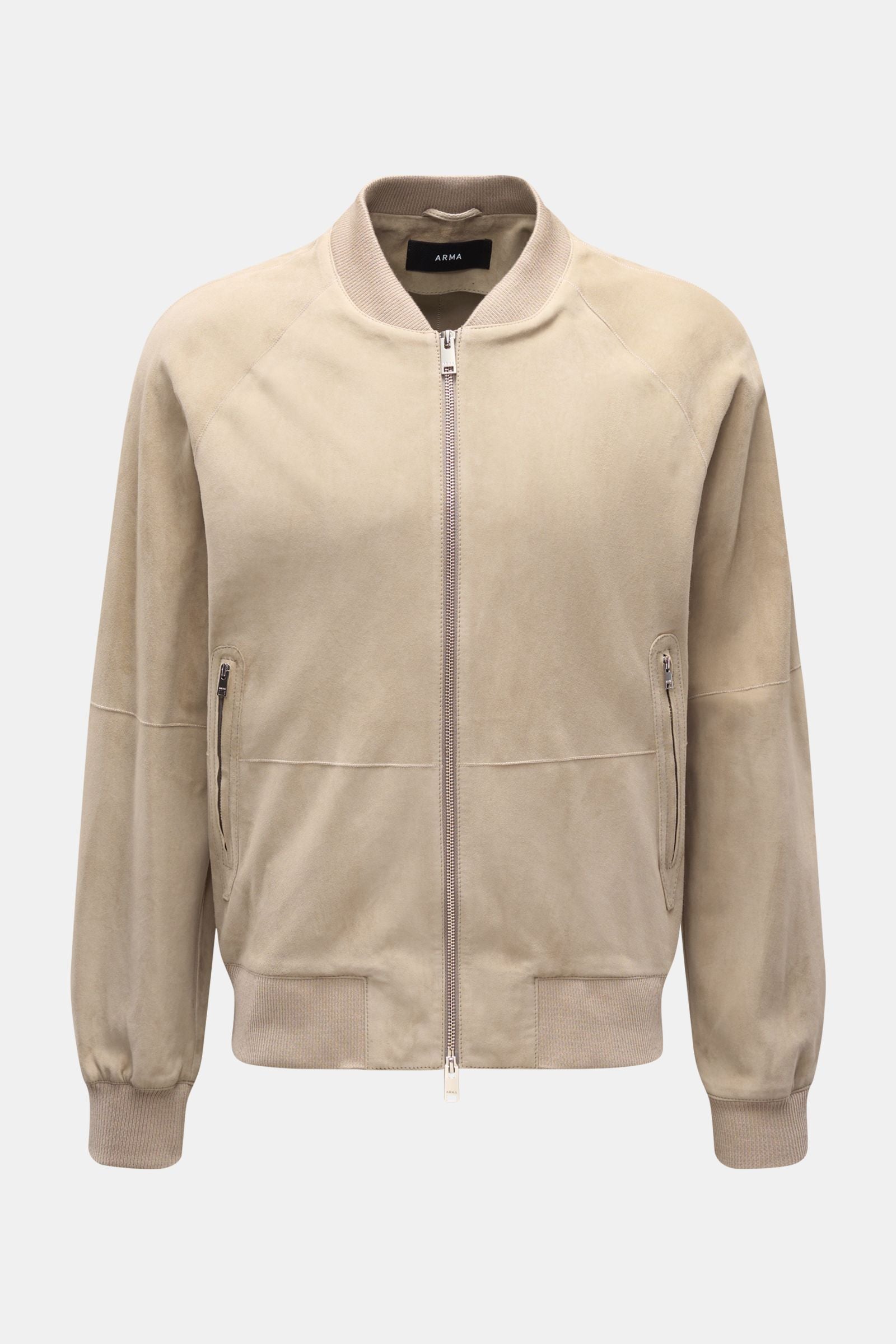 Arma Suede blouson 'Dion' - Beige