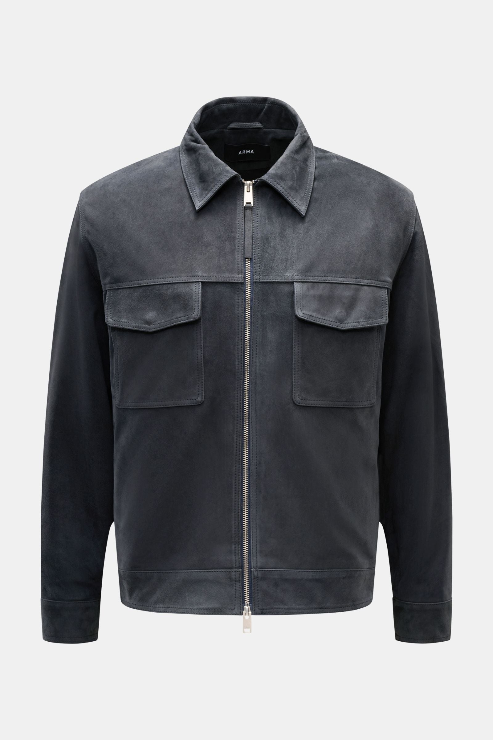 Arma Suede jacket 'Kale' - Anthracite