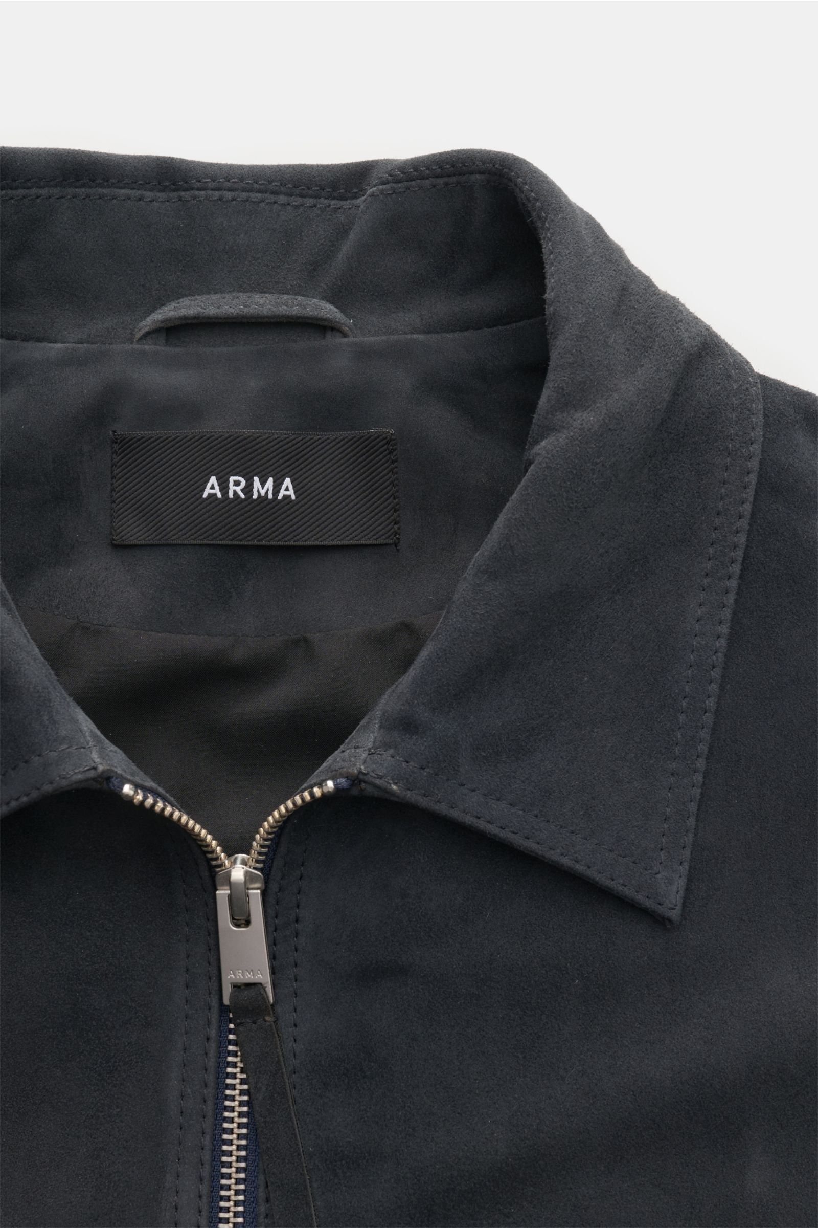 Arma Suede jacket 'Kale' - Anthracite