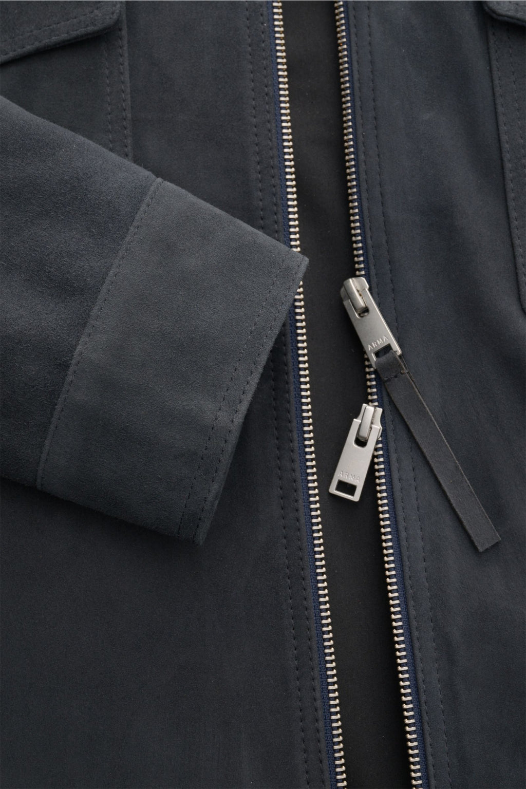 Arma Suede jacket 'Kale' - Anthracite